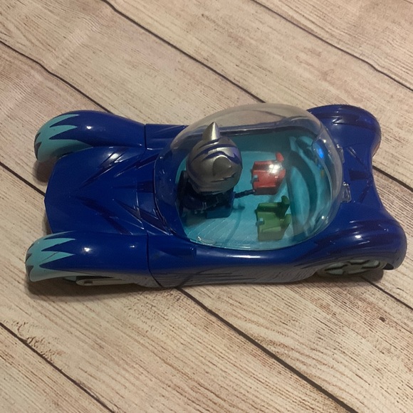 PJ Masks Catboy's Cat Car Talking Toy Vehicle 10" Long - Picture 3 of 13